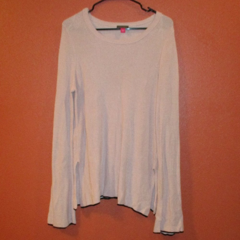 Vince Camuto Shirt Woman Large Light Purple Travel Vacation Beach Walk Fun Shirt
